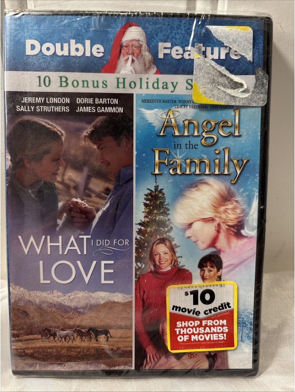Holiday 2 Film Collection DVD Angel In Family & What I Did For Love Christmas